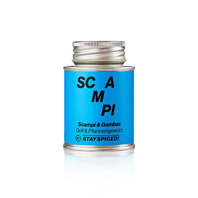 Stay Spiced! Scampi & Gambas, Gewürzzubereitung, 80 g | Salz, Pfeffer, Gewürze, Aromen,Trockengemüse | thungourmet