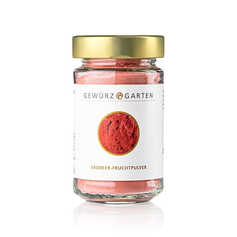 Gewürzgarten Erdbeer Fruchtpulver, sprühgetrocknet, 100 g | Patisserie, Dessert, Sirup | thungourmet