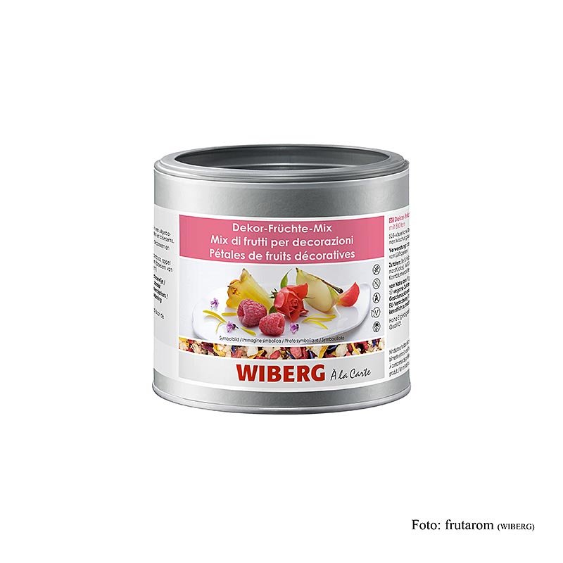 Mélange de fruits décoratifs Wiberg, avec fleurs (269339), 50 g | Sel, poivre, épices, arômes, légumes secs | thungourmet