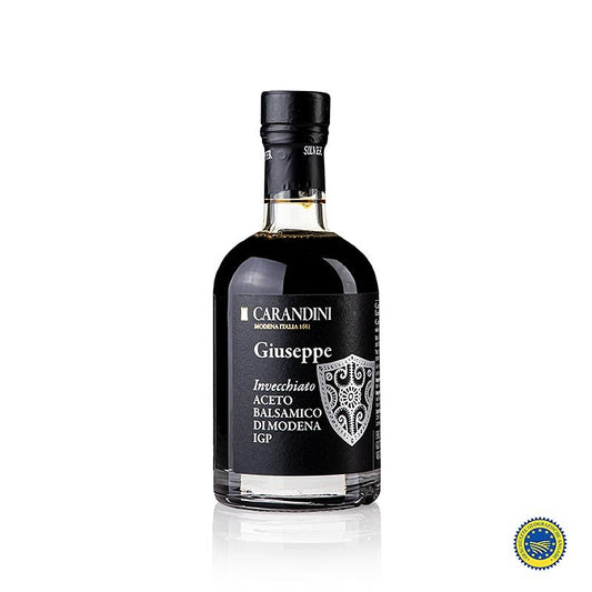 Carandini Aceto Balsamico Modena IGP, Giuseppe, invecchiato (coffret cadeau), 250 ml Vinaigre & huile | thungourmet