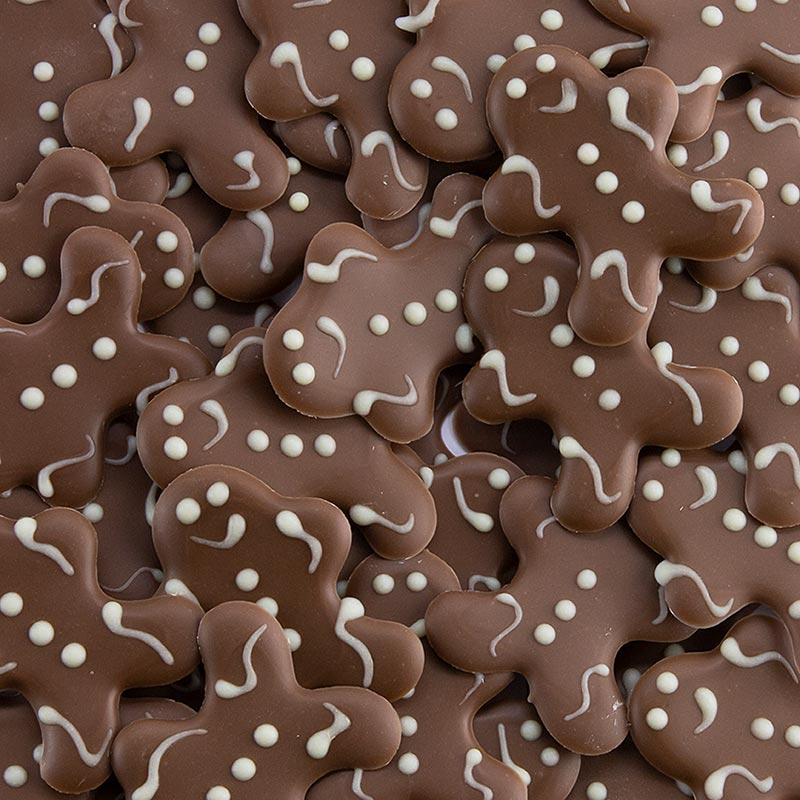 Decorazioni al cioccolato "Coppia di pan di zenzero", Dobla (77214), 280 g, 200 pezzi