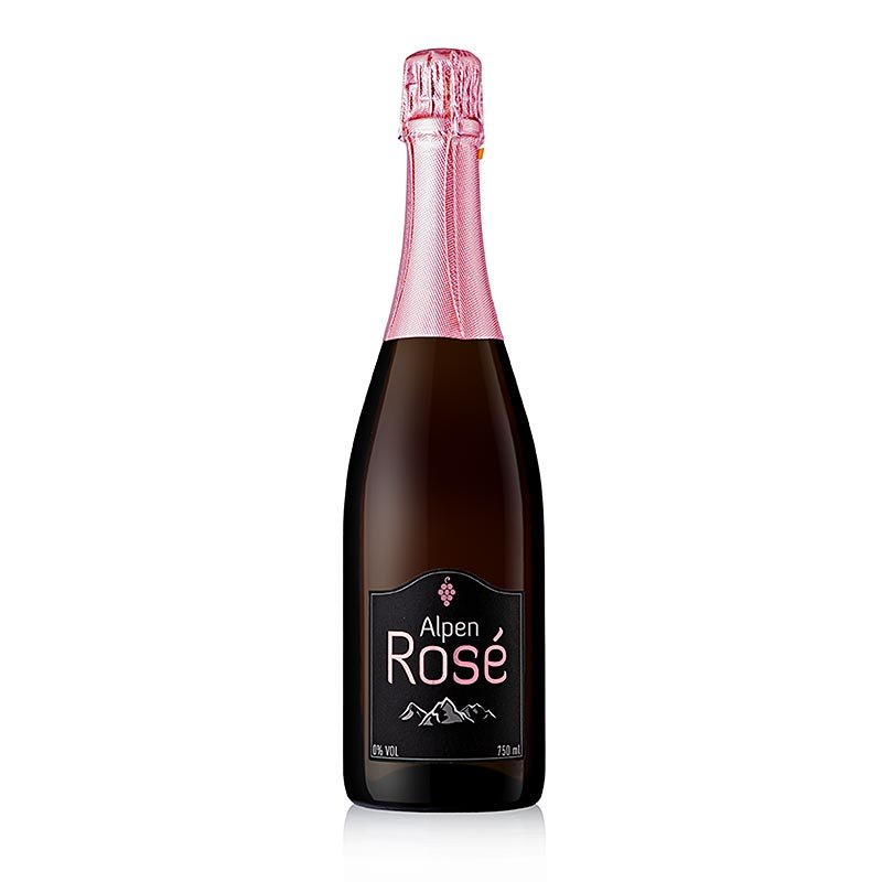 Alpen Rose Schaumwein aus entalkoholisiertem Wein (Sekt), alkoholfrei, 750 ml | Weine, Champagner, Schaumweine | thungourmet