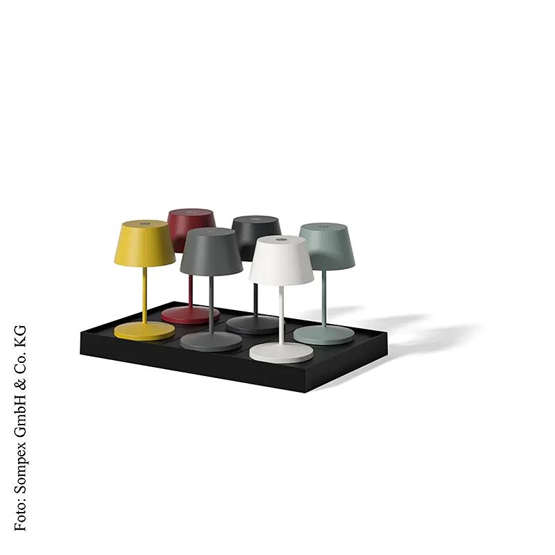 Station de recharge pour lampe de table SEOUL & NEAPEL, pour 6 lampes (96990), 1 pc