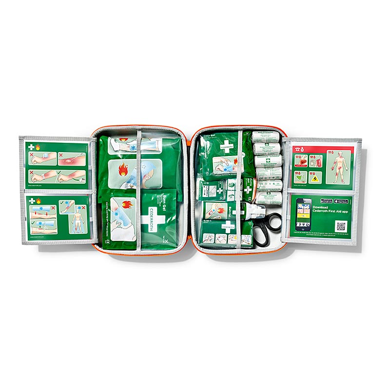 Cederroth - Trousse de premiers secours pour les brûlures (51011013), 1 pièce
