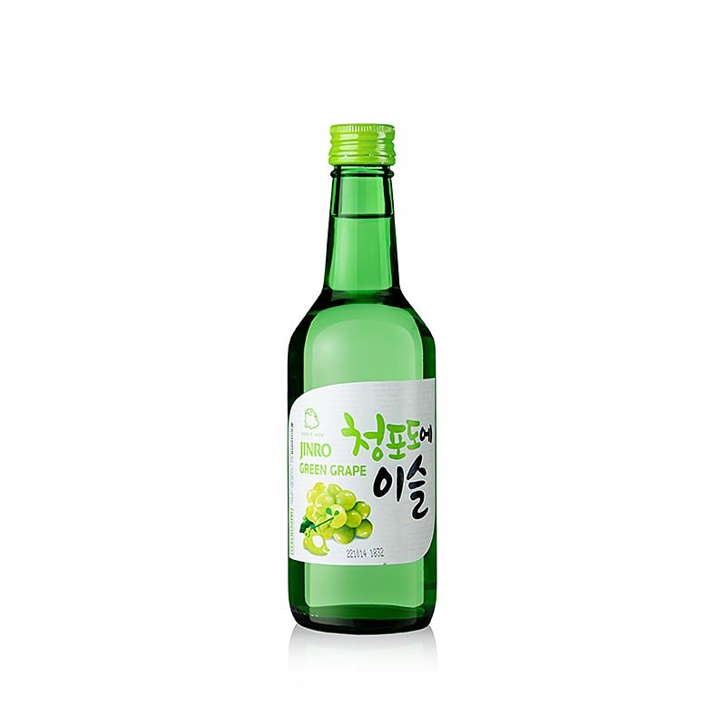 Soju Grape (Traube), koreanischer Brandwein, 13 % vol., Jinro, 360 ml | Weine, Champagner, Schaumweine | thungourmet