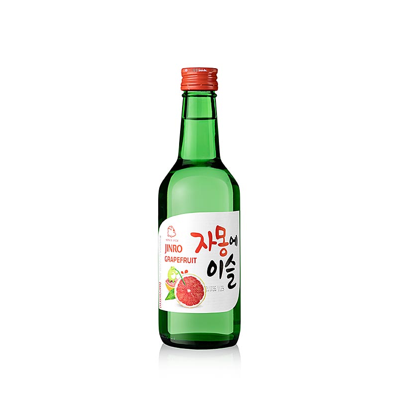 Soju Grapefruit, koreanischer Brandwein, 13 % vol., Jinro, 360 ml