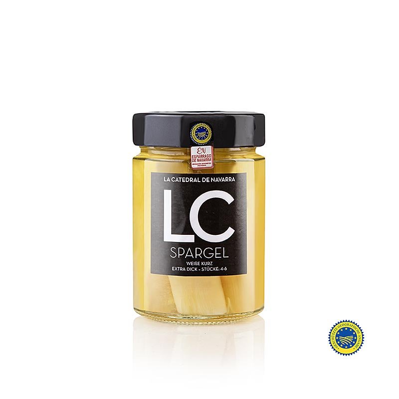 Espárragos de Navarra - Spargel, eingelegt, 4 - 6 St., DOP/g.g.A., LC, 335 g | Eingelegtes, Eingemachtes, Antipasti | thungourmet