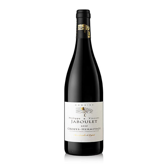 2020er Crozes Hermitage, trocken, P & V Jaboulet, 750 ml, a rich and aromatic red wine from the Rhône Valley, France