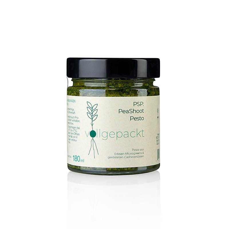 BOSFOOD x Vollgepackt Erbsensprossen Pesto, 180 ml | Saucen, Suppen, Fonds | thungourmet