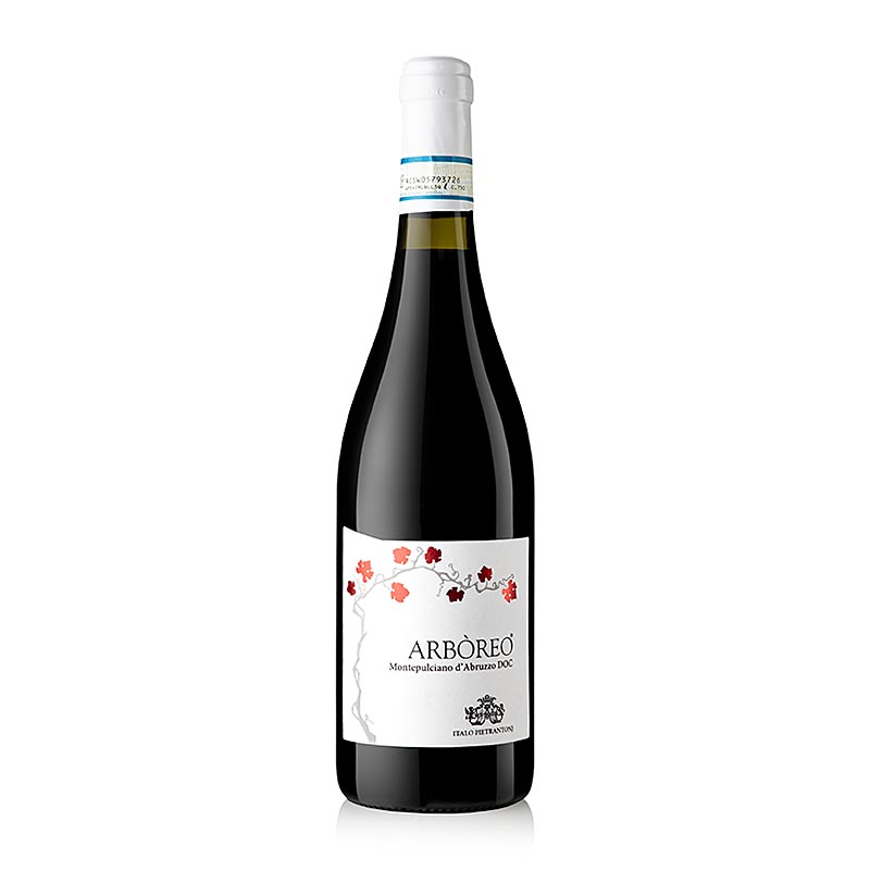 Pietrantonj 2021 Montepulciano d´Abruzzo Arboreo Rotwein tro DOC Abruzzen 0,75l, 750 ml: A bottle of rich and robust red wine from Abruzzo, Italy