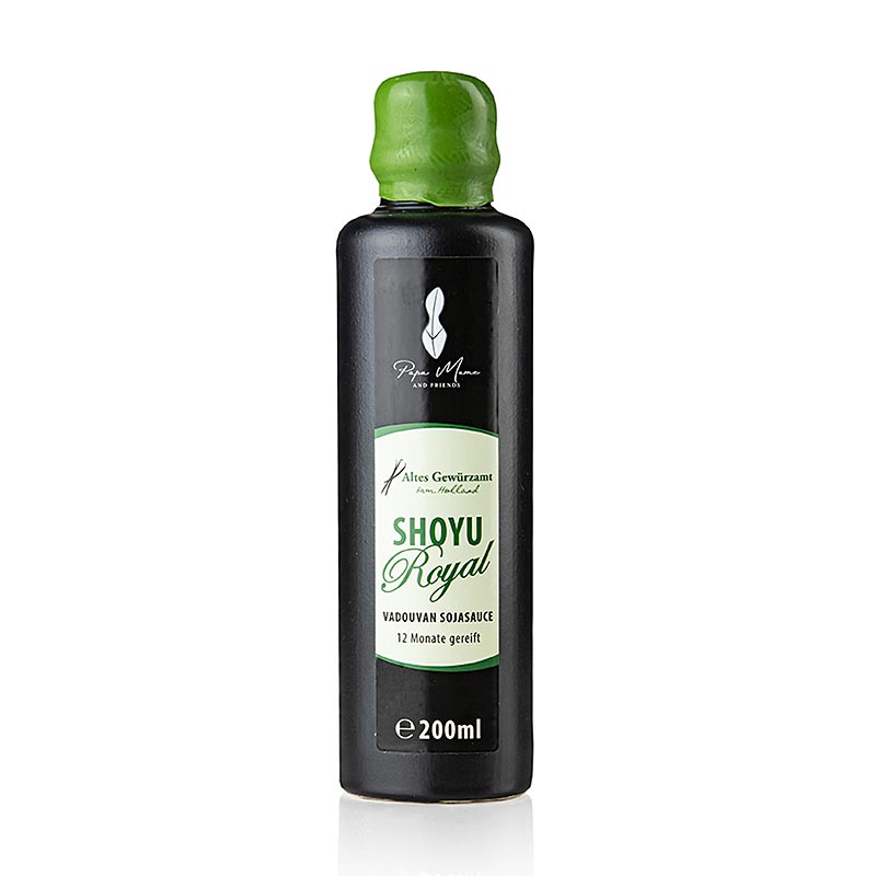 Shoyu Royal Vadouvan Sojasauce, Altes Gewürzamt, 200 ml | Salz, Pfeffer, Gewürze, Aromen,Trockengemüse | thungourmet