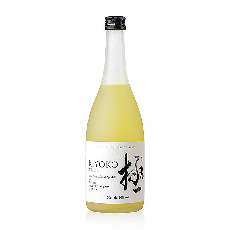Kiyoko Yuzu - Aperitif aus Yuzu und Sake, 10 % vol., Japan, 700 ml | Spirituosen & andere alkolische Getränke | thungourmet