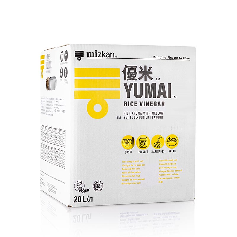 Yumai - Reisessig mit Salz, 4,2 % Säure, Mizkan, 20 l