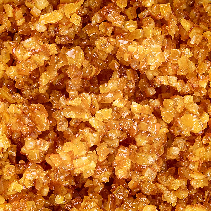Scorza d'arancia candita, arancia a cubetti, tritata finemente, 250 g