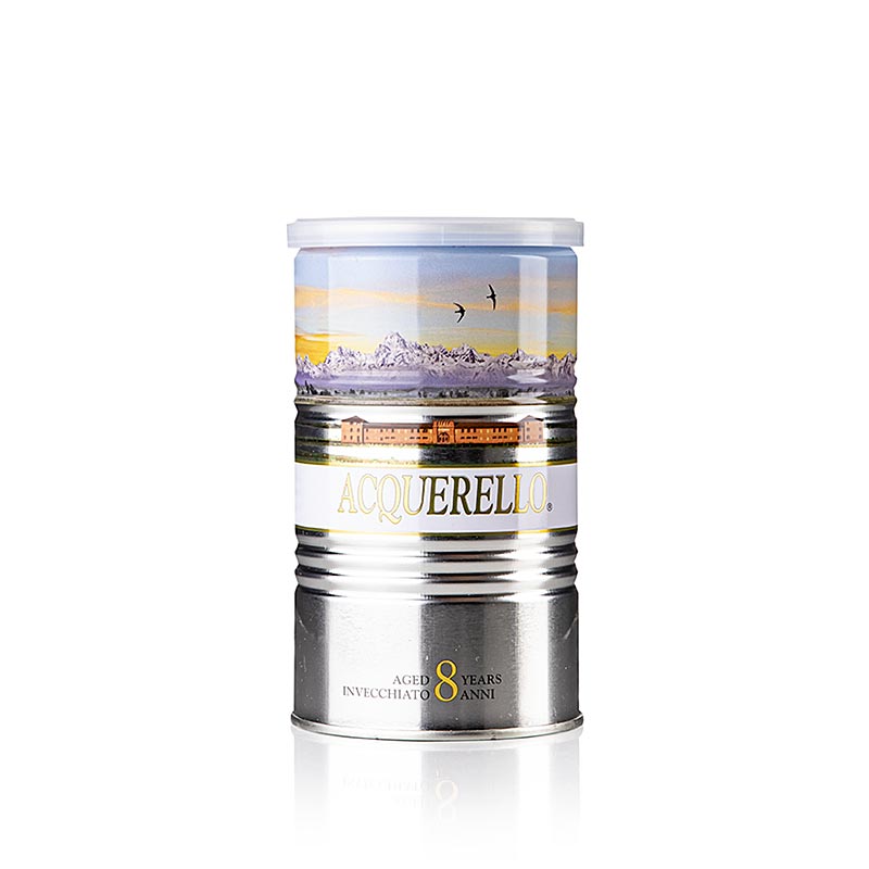 Acquerello Carnaroli RESERVE - Riso per risotti, invecchiato 8 anni, Lattina, 500 g