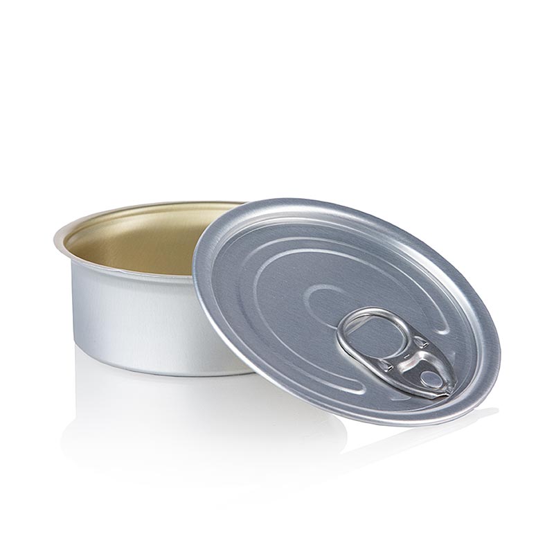 Lattina con coperchio (lattina di alluminio), vuota, 100 ml, 100% Chef, 10 pezzi
