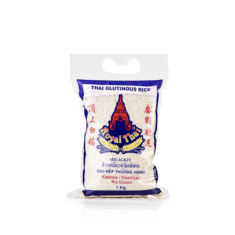 Weißer Klebe Reis, Royal Thai Rice, 1 kg | Reis, Hülsenfrüchte, Nüsse, Maronen | thungourmet