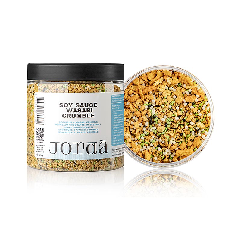 Jorda Crumble Soy Sauce & Wasabi, Sojasauce, Wasabi & Brot Knusper, 175 g