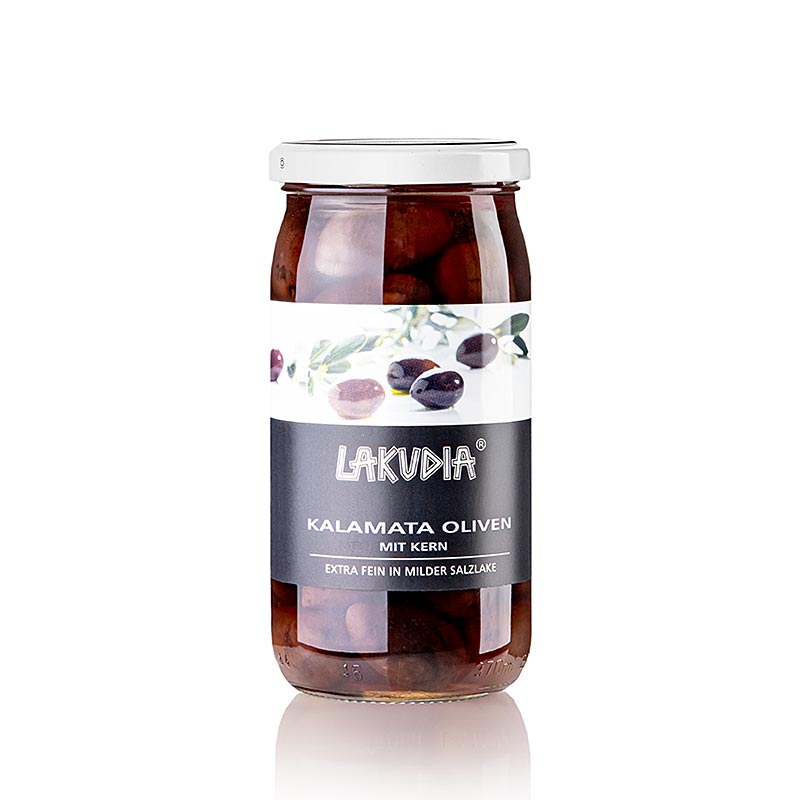 Olive di Kalamata, con nocciolo, Lakudia, 355 g