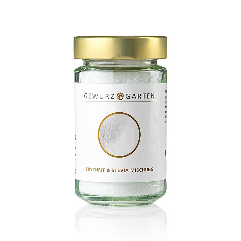 Gewürzgarten Erythrit & Stevia Mischung, 1:1 wie Zucker verwendbar, 190 g | Patisserie, Dessert, Sirup | thungourmet