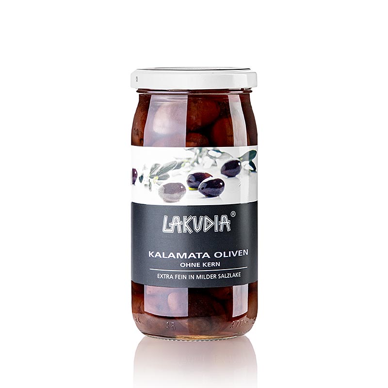 Olives Kalamata dénoyautées Lakudia, 355 g