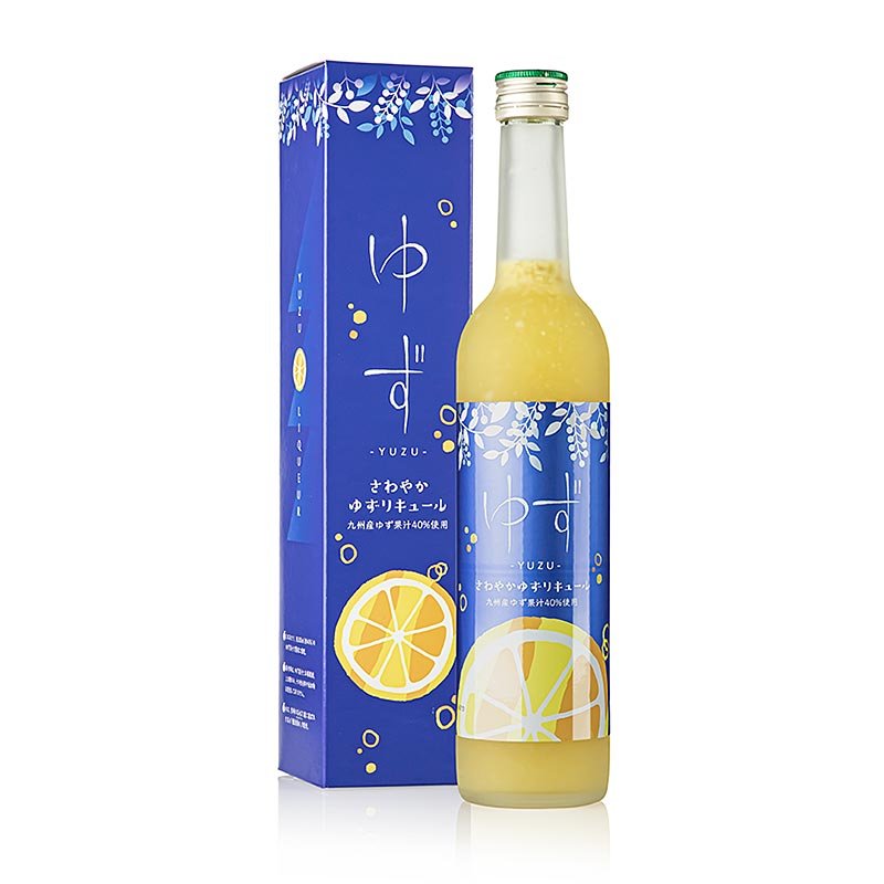 Yuzulikör "Sawayaka" Japan, 14 % vol., 500 ml | Spirituosen & andere alkolische Getränke | thungourmet