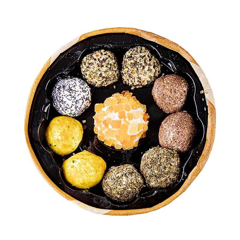 Micro - Pics Chevre, Ziegenfrischkäsepralinen mit Papaya, Kräutern, Gewürzen, 115 g | Käse | thungourmet