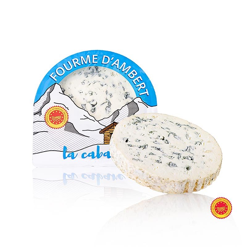 Fourme d'Ambert D.O.P., formaggio erborinato di latte vaccino, 185 g | Formaggi | thungourmet