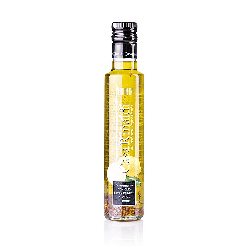 Natives Olivenöl Extra mit Zitronenextrakt, Casa Rinaldi, 250 ml