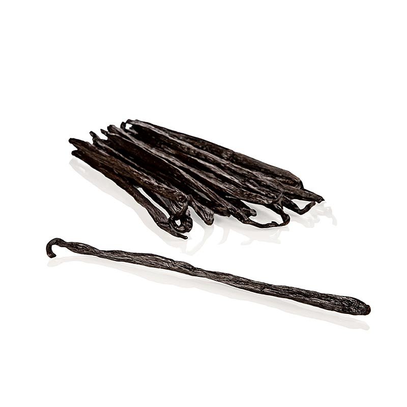 Norohy - Vanilleschoten aus Tahiti, ca. 14 Schoten, 125 g | Patisserie, Dessert, Sirup | thungourmet