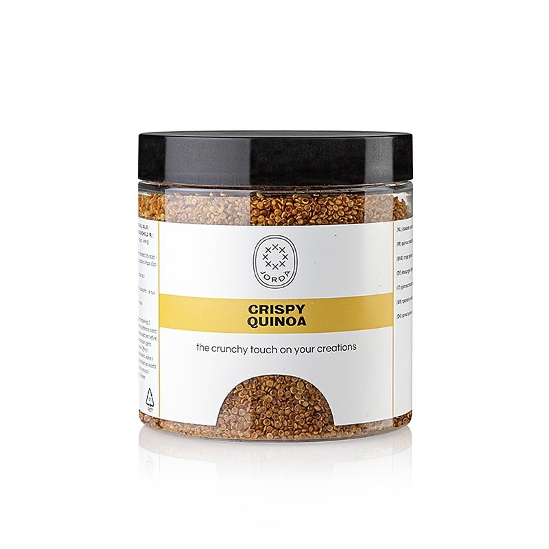 Jorda Crispy Quinoa, 225 g | Salz, Pfeffer, Gewürze, Aromen,Trockengemüse | thungourmet
