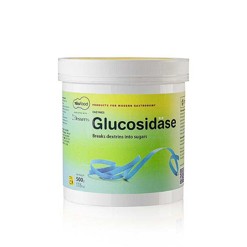 GLUCOSIDASE, Glukose Enzym, Pulver, TÖUFOOD, 500 g | Molekulares Kochen | thungourmet