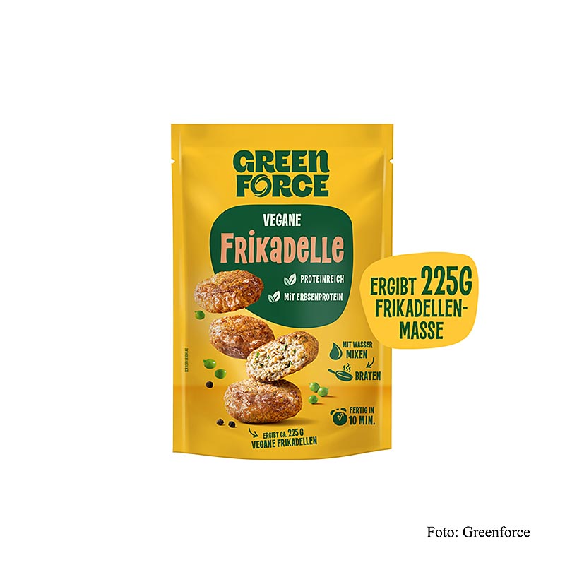Miscela Greenforce per polpette vegane, a base di proteine di pisello, 75 g