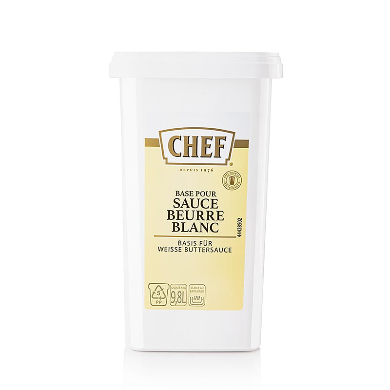 CHEF Beurre Blanc, base de sauce au beurre blanche, poudre (pour env. 9,8L), 1,02 kg