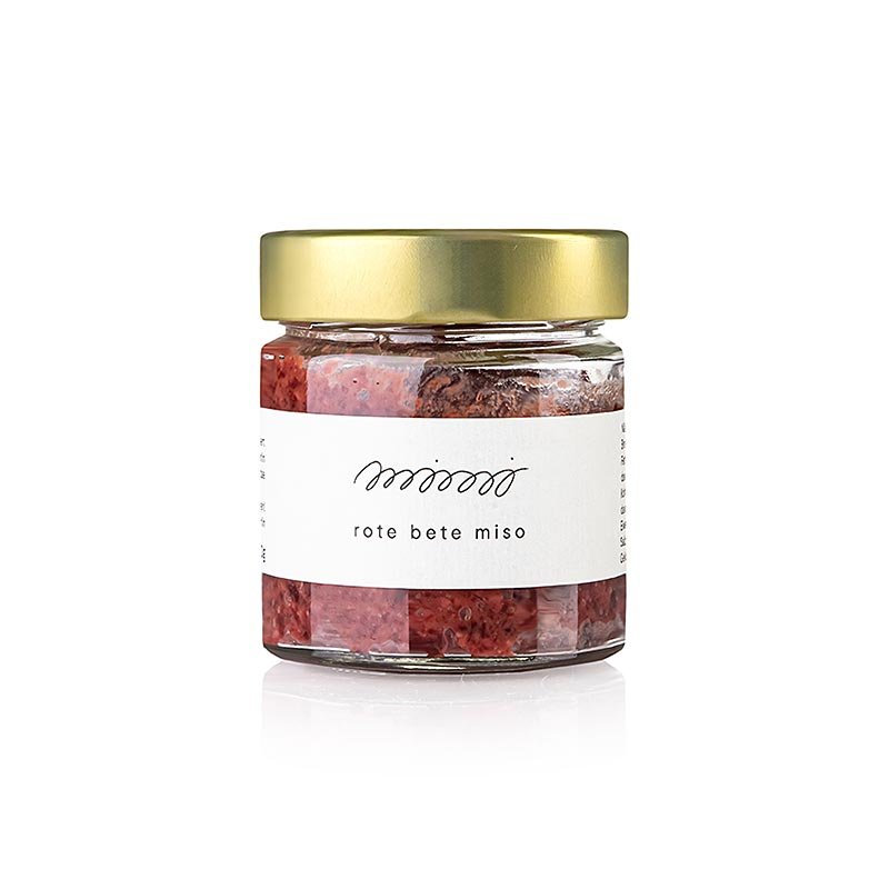 mimi ferments - miso à la betterave rouge, pâte d'assaisonnement à la betterave rouge, BIO, 200 g | Asia & Ethno Food | thungourmet
