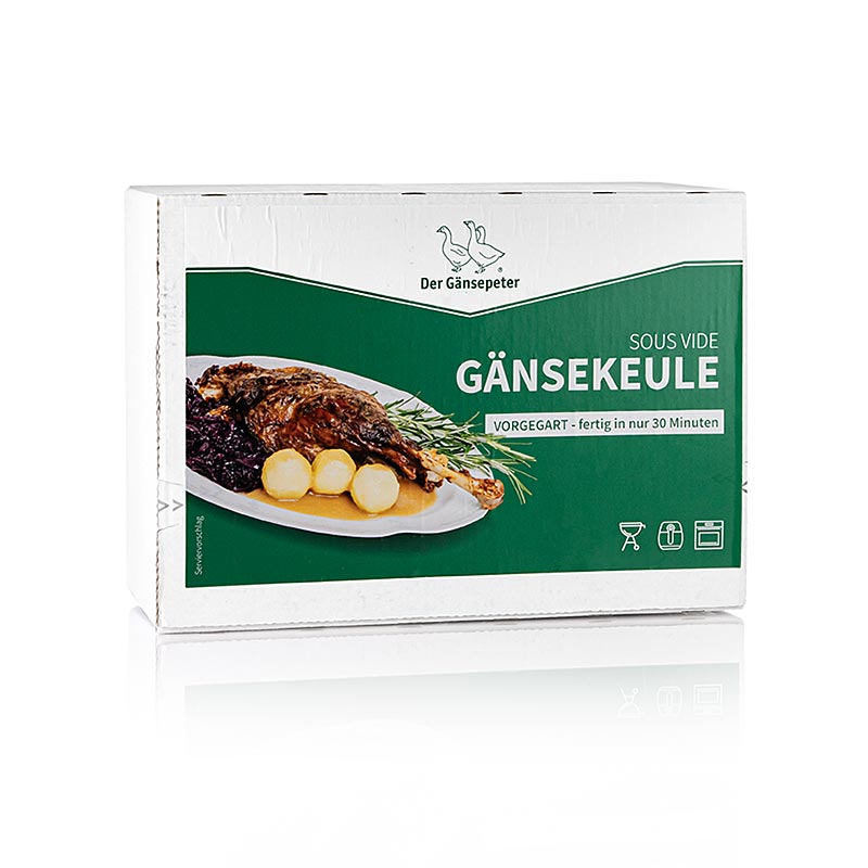 Sous Vide - Gänsekeule, Gänsepeter, ca.1.000 g