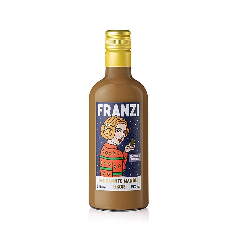 Franzi - Gebrannte Mandel, Likör, 15 % vol., 500 ml | Spirituosen & andere alkolische Getränke | thungourmet