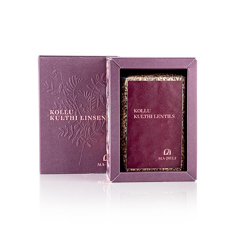 Kollu Kulthi Linsen, alte Sorte aus Tamil Nadu, Indien, Ma-Deli, 1 kg