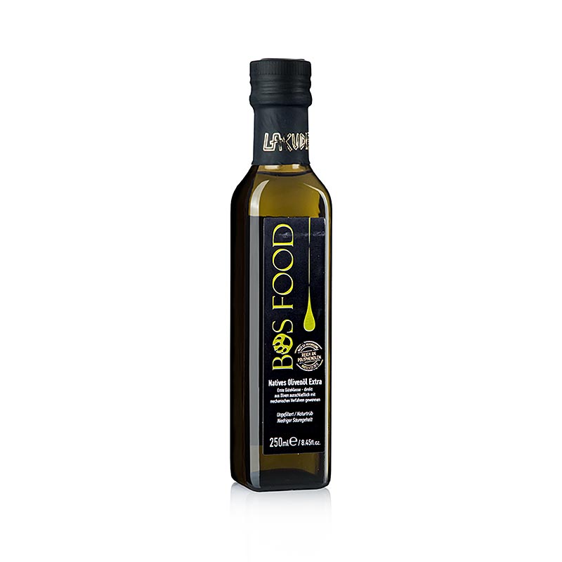 Natives Olivenöl Extra "BOS FOOD Agouroeleo", ungefiltert, Griechenland, Lakudia, 250 ml
