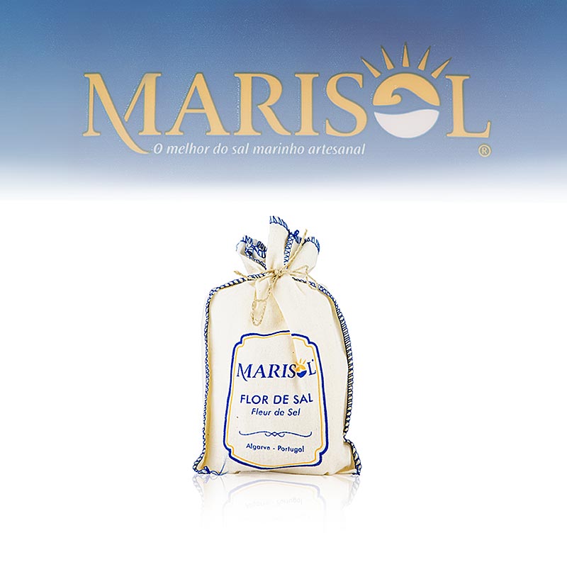 Marisol® Flor de Sal - Il sale in fiore, in bustina di stoffa, CERTIPLANET, BIO, 125 g