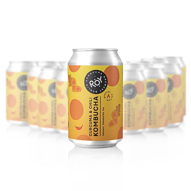 ROY - Kombucha au curcuma et au piment, Berlin, BIO, 7,92 l