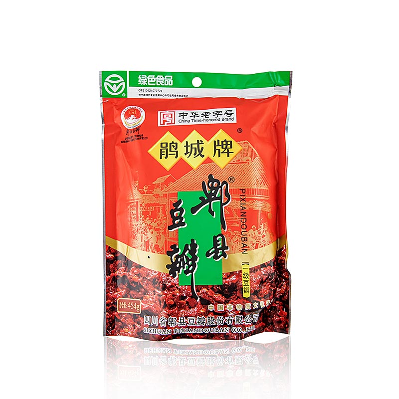 Pixian Doubanjiang, pasta di fagioli e peperoncino fermentata, JUAN CHENG PAI, 454 g