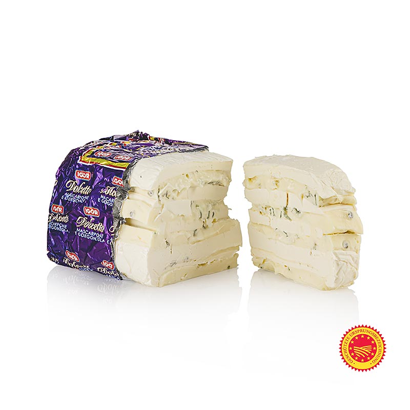 Dolcetto, assortiment de fromages à base de gorgonzola (AOP) et de mascarpone, 1,2 kg