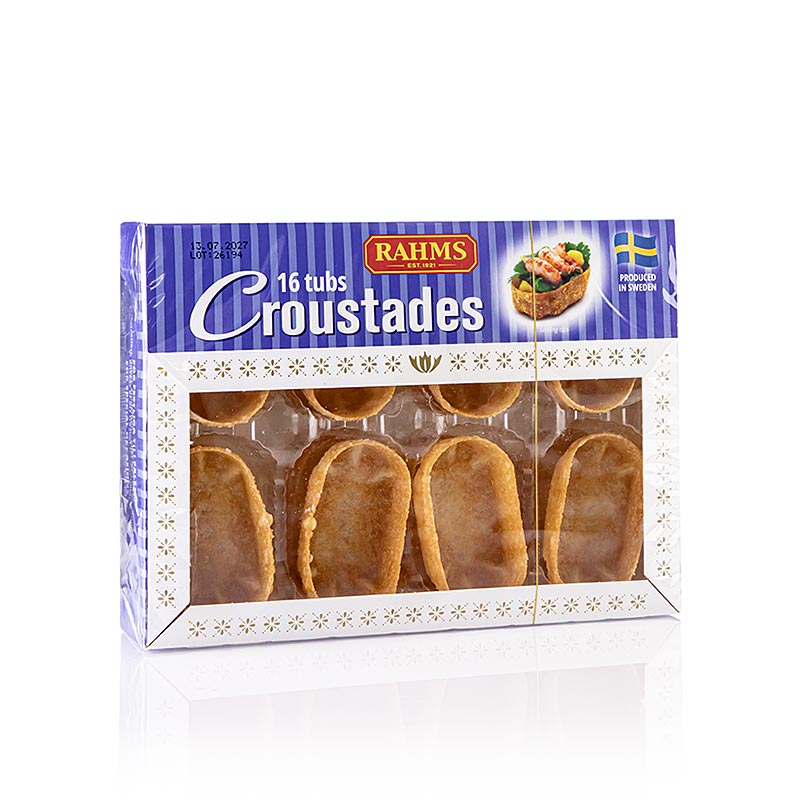 Croustades « Tubs », 16 Pièces, 5,8 x 3,2 cm, à la crème, 54 g, 16 pièces