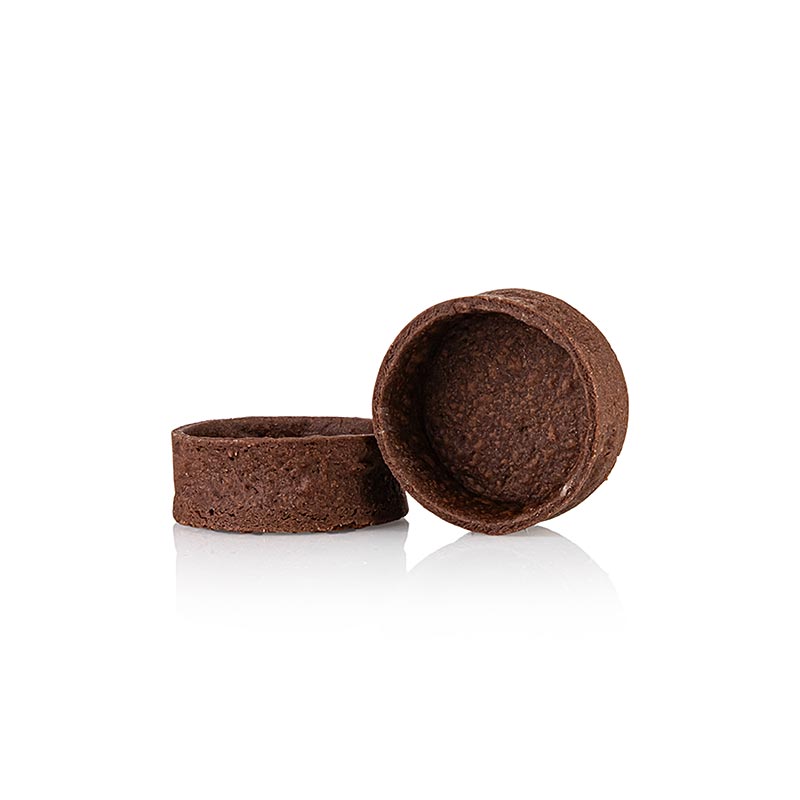 Tartelettes dessert au chocolat, Ø 33 x 19 mm (h), La Rose Noire MRCH210, 1,26 kg, 210 pièces
