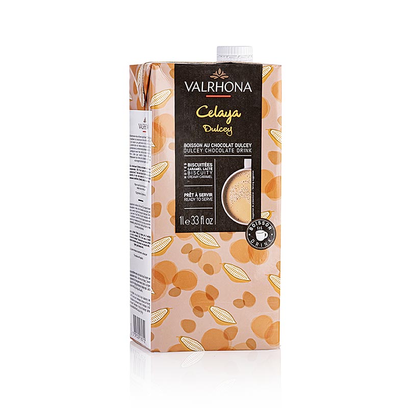 Valrhona Trinkschokolade Celaya Dulcey (Weiße / Blonde Schokolade), 1 l
