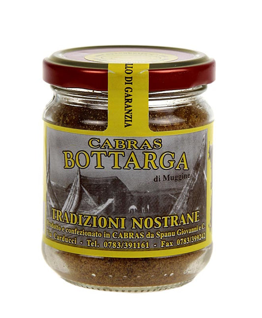 Bottarga di Muggine - Œufs de mulet, moulus, Italie, 70 g | Caviar, huîtres, poissons et fruits de mer | thungourmet