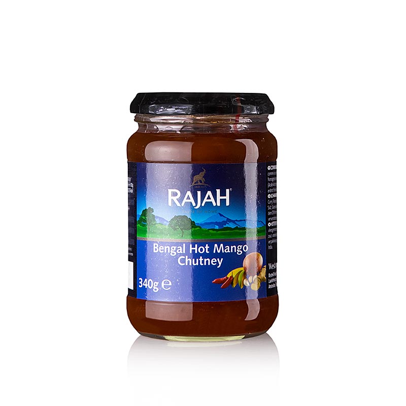 Mango Chutney, hot/ piquant, Rajah, 340 g
