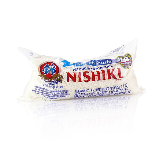 Nishiki - Riz pour sushi, grain moyen, 1 kg