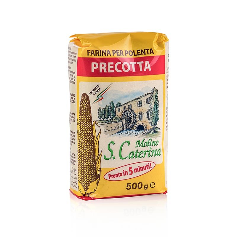 Polenta - Quick - Polenta Precotta, semoule de maïs, précuite, 500 g | Farine, céréales, pâtes, mélanges pour pâtisserie | thungourmet